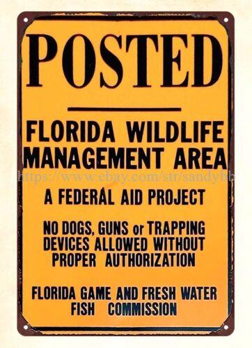 Florida Hunting Fishing & Outdoor Adventures Reviews - 야생동물 관리 지역 사냥 낚시 금속