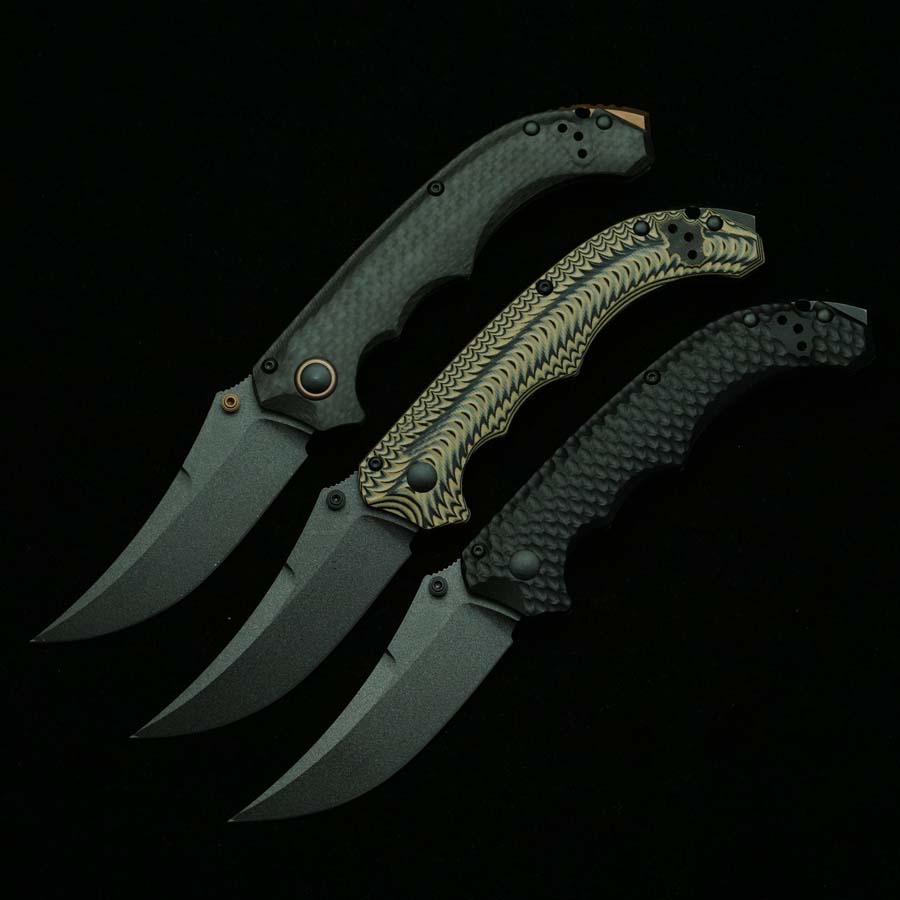 새로운 865 미니 베들람 최고급 폼 카본 파이버 /  - Best Hunting Outdoor Knife 리뷰 및 가격